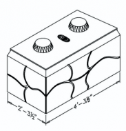 NaturaLock™ Concrete Retaining Wall Block 4' x 2' x 2'